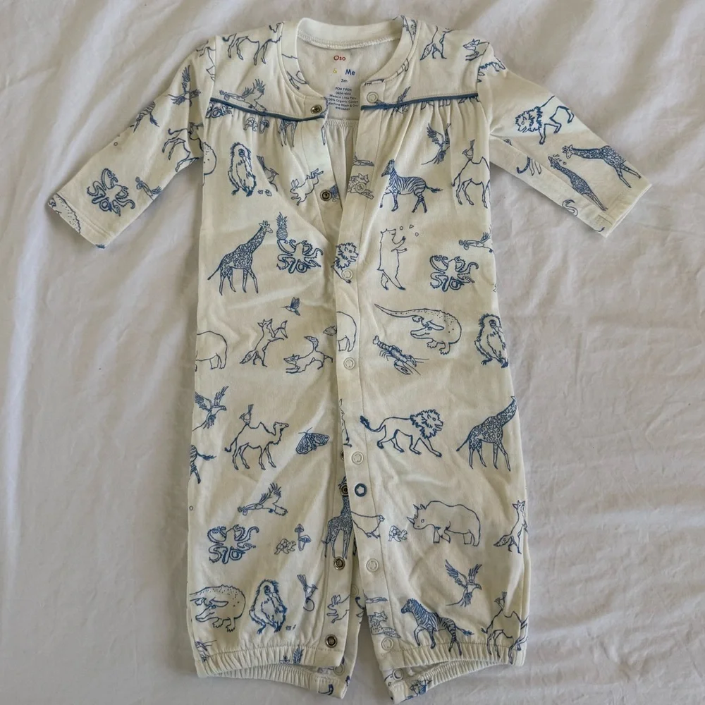 Oso & Me Baby Romper – Animal Print – Never Worn - Picture 1 of 3